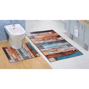 Bellatex Koupelnová a WC předložka Dřevěná podlaha 3D