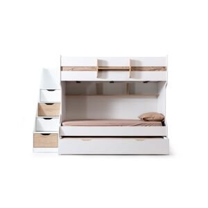 Patrová postel s žebříkem, 90x200