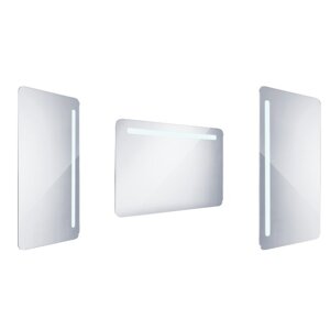 Zaoblené LED zrcadlo do koupelny 1000x600mm