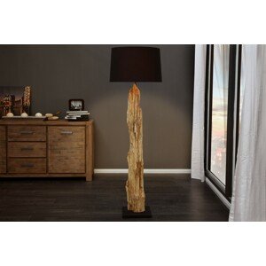 Estila Designová originální stojací lampa Rousilique 175 cm z naplaveného dřeva